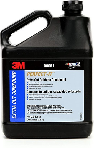 3m Extra Cut Frotamiento Compuesto, 06061, 1 Gal