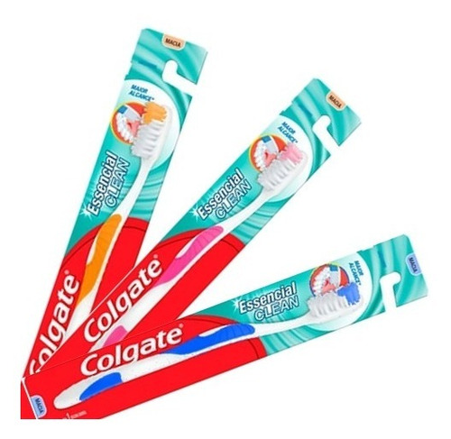Escova Dental Colgate Essencial Clean | Caixa C/ 30 Unidades