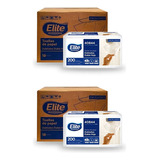 2 Cajas De Toalla Interfoliada Elite 36 Pts X 200u D/h 40844