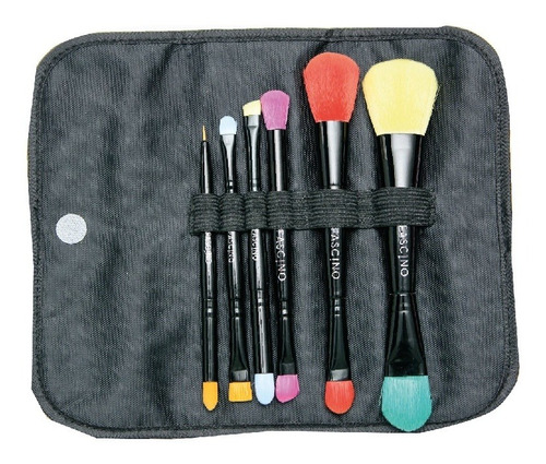 Set 6 Brochas Y Pinceles Make Up Doble Función Fascino