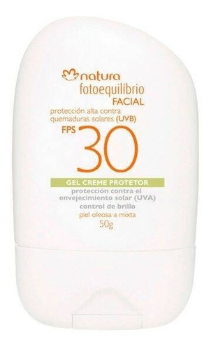 Gel Crema Protector Solar Facial Fotoeq Fps 30 - Natura®