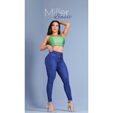 Calça Jeans Miller Premium Original Skinny Empina Bumbum 