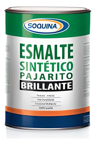 Esmalte Sintético Pajarito Lavable Soquina 1/4 Galón