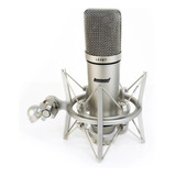 Microfono Lexsen Lex87 Condenser Cardiode Con Soporte Araña