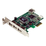 4 Port Pci Express Low Profile High Speed Usb Card - Pcie Us