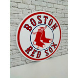 Cuadro Boston Red Sox Letrero De Metal Estilo Antiguo