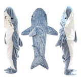 Bolsa De Dormir Com Capuz Shark Blanket