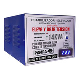 Elevador Automático De Tensión 14kva Pampa R 140v/220v Cuota Color Azul Marino
