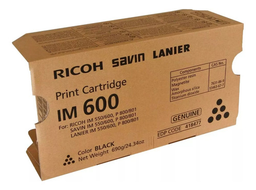 Toner Original Im 600/550 418477