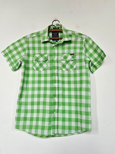 Camisa Kevingston Talle 16 Escosesa Hombre Impecable 