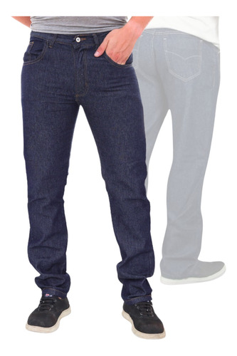 Calça Masculina Jeans Trabalho Pesado Uniforme Reforçada