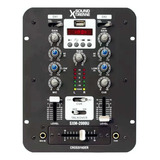 Consola Audio Mixer Dj 2 Canales Usb Display Phono Mic Mp3