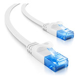 Cable De Red Cat6 20m Plano U-utp Rj45 Ethernet Gigabit Lan
