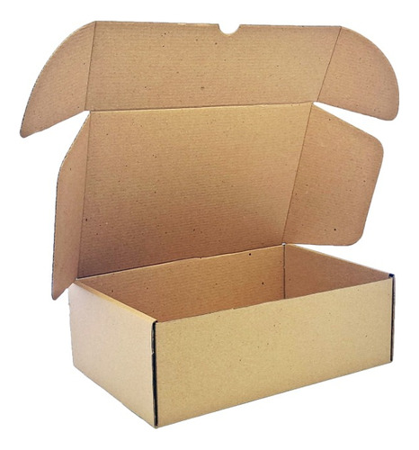  20 Cajas Troquelada   Automontable  Microcorrugado 20x30x10