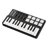 Controlador Midi Usb Mini Drum, Controlador De Teclado De 25