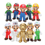 1 Muñeco Figura Mario Bros Luigui Mario Odyssey Yoshi Bowser