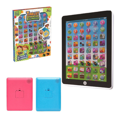 Tablet Interativo Educativo Bilingue  Art Brink Azul Oferta