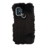 Funda A Pedido Peluche Piel Sintetica Strass Para iPhone 