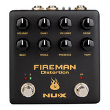 Pedal Nux Fireman Distorção Para Guitarra Nds5