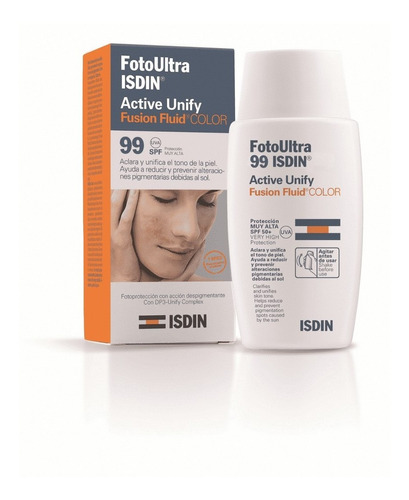 Fotoprotector Active Color Fusion Fluid Fps 99 Isdin X50ml