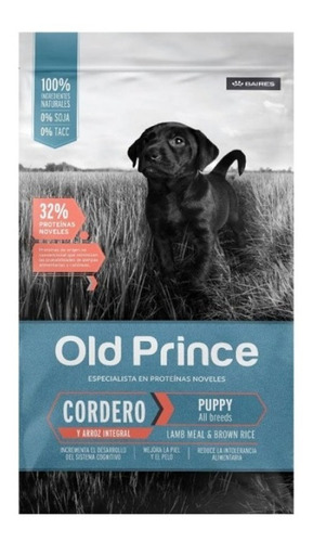 Alimento Old Prince Proteína Cordero Puppy 3k Perro Cachorro