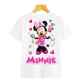 Camisetas De Minnie Para Niñas - Piel De Durazno - Sublimada