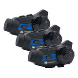 Pack X3 Intercomunicadores Bluetooth Fox S3 Pro C/camara 2k