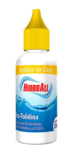 Reagente De Reposição Refil Cloro Orto-tolidina 23ml Hidroal