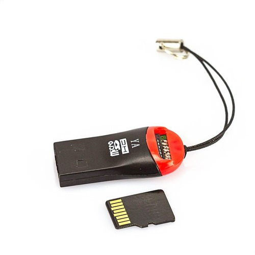 Kit 5 Mini Leitor De Cartão Micro Sd/m2 Adaptador Usb