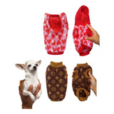 2 Roupas Pet Soft Inverno Cães Micro Mini Pinscher Chihuahua