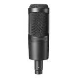 Audio Technica At2035 - Micrófono Condenser Cardioide Para Tomas De Voces. Incluye Shockmount Y Funda 