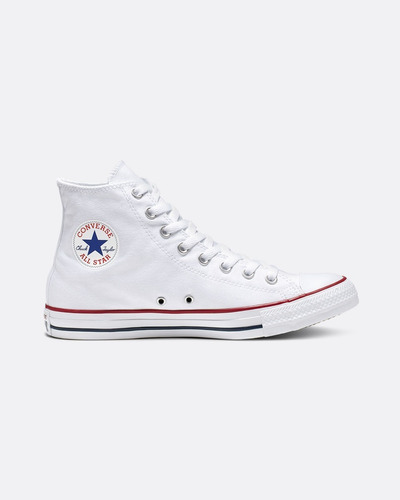 Botita Converse All Star Hi Lona Blanco Negro Rojo Bordo Etc