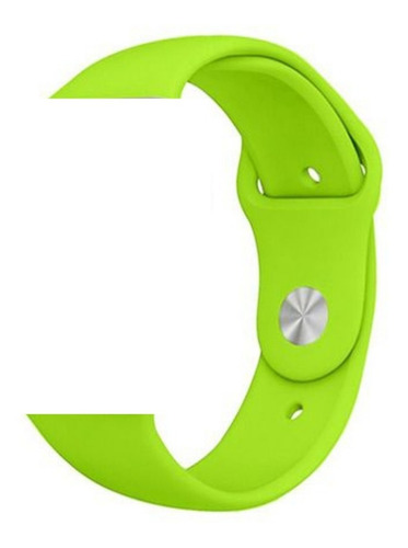 Pulseira Silicone Sm Para Apple Watch 38mm 40mm 42mm 44mm