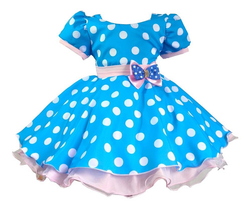 Vestido Galinha Pintadinha Roupa De Festa Fantasia Rosa 