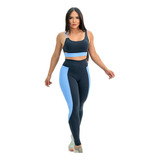 Conjunto Leg E Top Poliamida Roupas De Academia Alto Padrão