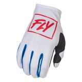 Guantes Moto Niño Fly Racing Lite Rojo/blanco/azul Ys