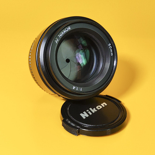 Lente Fixa Nikon Af Nikkor 50mm 1.4 Sem Fungo Ou Risco Yg