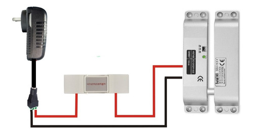 Cerradura Electrica Magnetica Perno Aplicar Inteligente Pv 