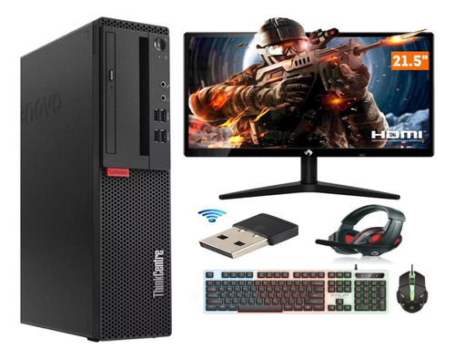 Pc Gamer I7 7ª Memória 64gb Ssd 480gb Nvidia 4gb Monitor 21