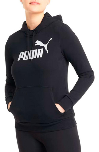 Buzo Puma Essentials Logo Hoodie Negro 84590701