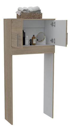 Gabinete De Baño Aqua Beige Y Blanco