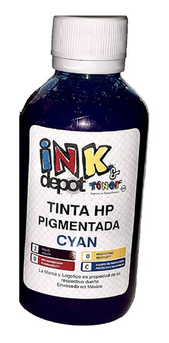 250 Ml. De Tinta Ultra Premium Pigmentada Compatible Con Hp