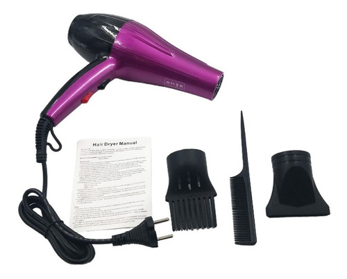 Secador De Cabello Tasbel 3000w Model Nv-7211 Accesorios