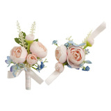 Set De 2 Ramilletes De Flores Artificiales Para Peinarse