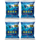 Kit 4 Tablete Pedra Pastilha Orgânica 200g Astralpool