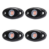 Kit De 4 Vainas De Luces Led De Roca, Impermeable, Para Jeep