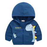 Niños Otoño Dinosaurio Característica Chaqueta Sudadera