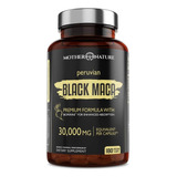 Maca Negra Organica 30.000 Mg Hombres Y Mujeres 180 Cap