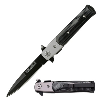 Navaja Stiletto Tac-Force 7.6 cm Acero Inoxidable Punta Lanza | Meses sin interés