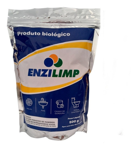 Enzilimp / Limpa Fossa E Caixa Gordura / 500g